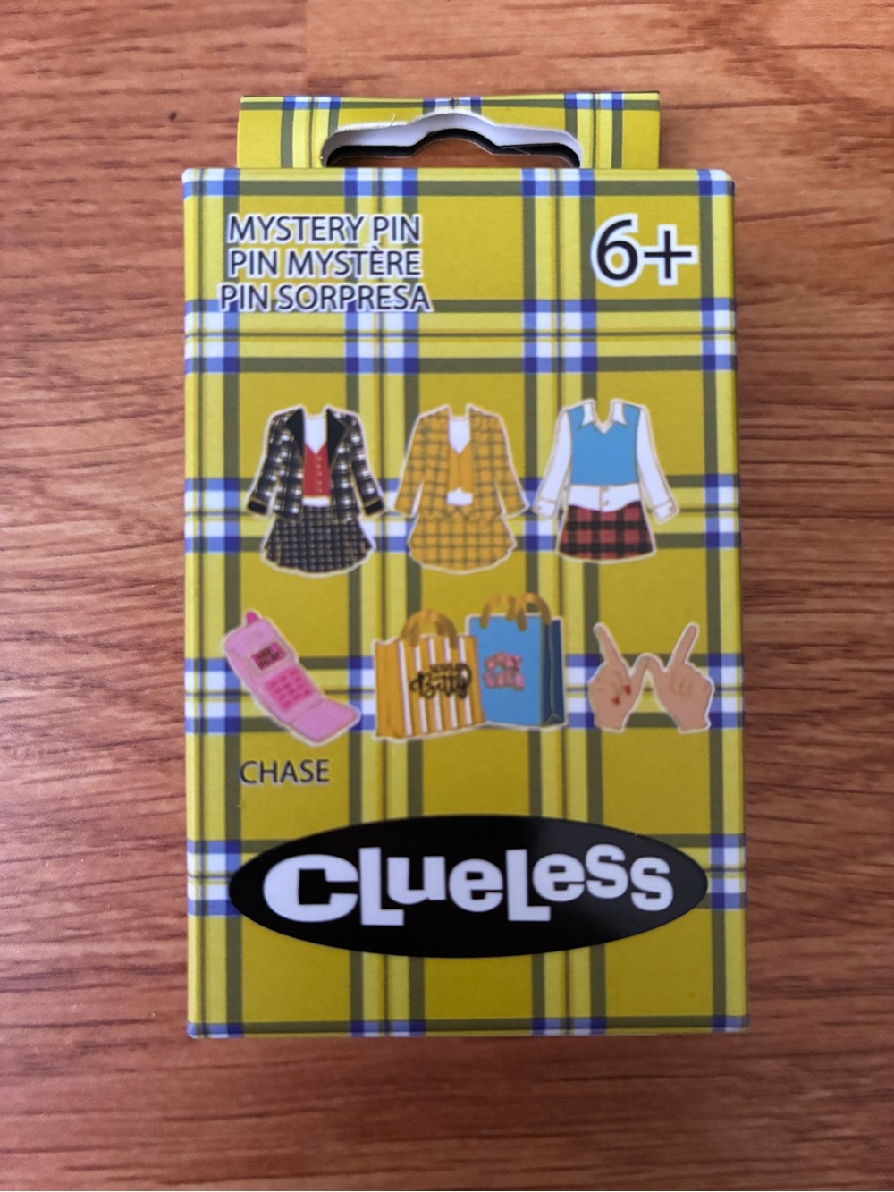 New Loungefly Clueless Mystery Pin Pack - Yellow Plaid